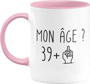 40th birthday mug mug cup man woman gift humor