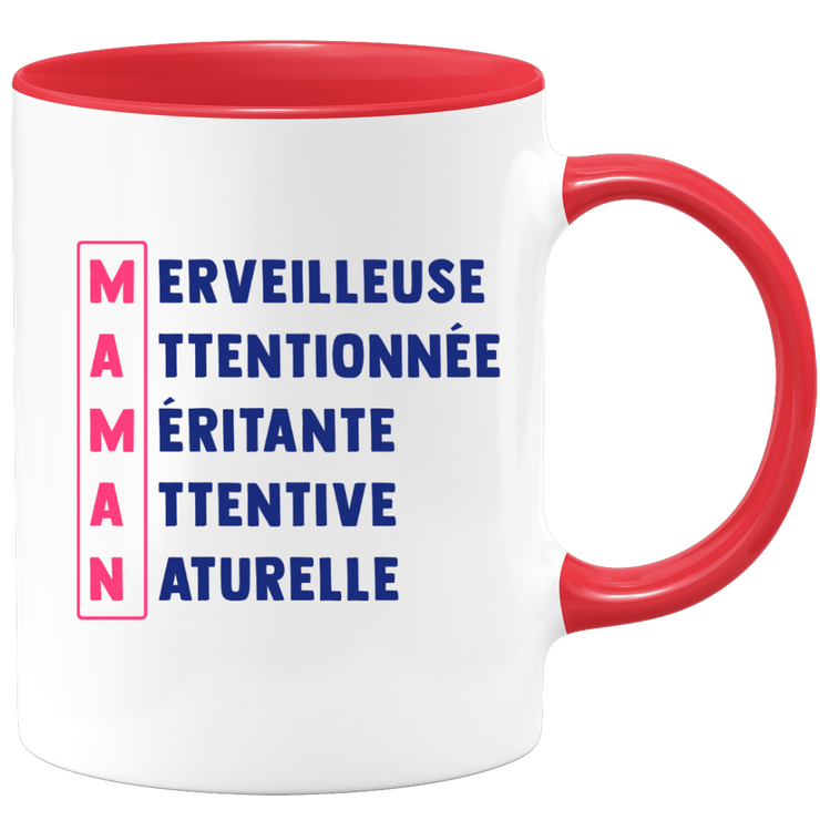 quotedazur - Mug Définition Maman - Cadeau Maman Original - Idée Cadeau Pour Anniversaire Maman - Cadeau Pour Jeune Ou Future Maman Suite À Une Naissance