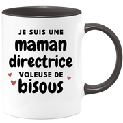 quotedazur - Mug I Am A Mum Director Stealing Kisses - Original Mother's Day Gift - Gift Idea For Mom Birthday - Gift For Future Mom Birth