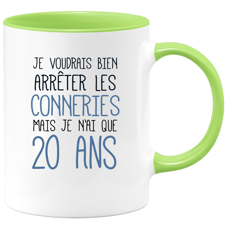 Funny funny 20th birthday mug - 20th birthday gift mug Man Woman Humor Original
