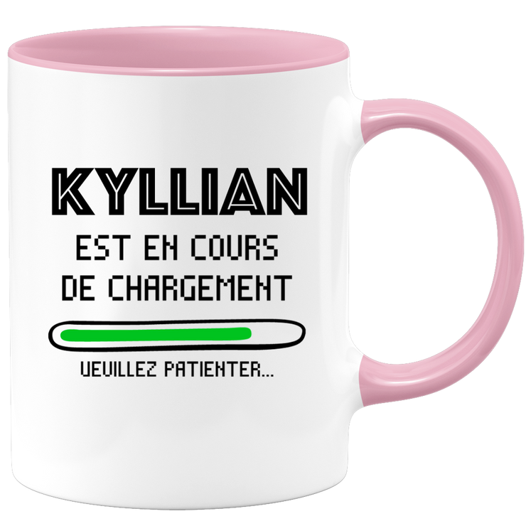 quotedazur - Mug Kyllian Est En Cours De Chargement Veuillez Patienter - Cadeau Kyllian Prénom Homme Personnalisé - Cadeau Annniversaire Noël Adolescent Collègue