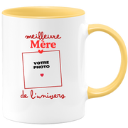 Mug Meilleure Mère de l'univers - Mug personnalisé avec photo famille
