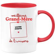 Mug Meilleure Grand-mère de l'univers - Mug personnalisé avec photo famille