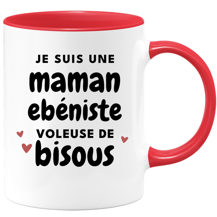quotedazur - Mug I Am A Cabinetmaker Mum Thief Of Kisses - Original Mother's Day Gift - Gift Idea For Mom Birthday - Gift For Future Mom Birth
