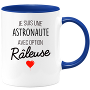 quotedazur - Mug Je Suis Une Astronaute Avec Option Râleuse - Cadeau Idéal Pour Astronaute - Cadeau Personnalisé Pour Femme - Cadeau Original Pour Anniversaire Ou Noël