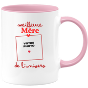 Mug Meilleure Mère de l'univers - Mug personnalisé avec photo famille