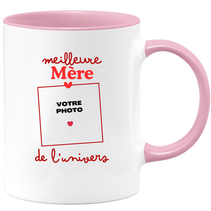 Mug Meilleure Mère de l'univers - Mug personnalisé avec photo famille