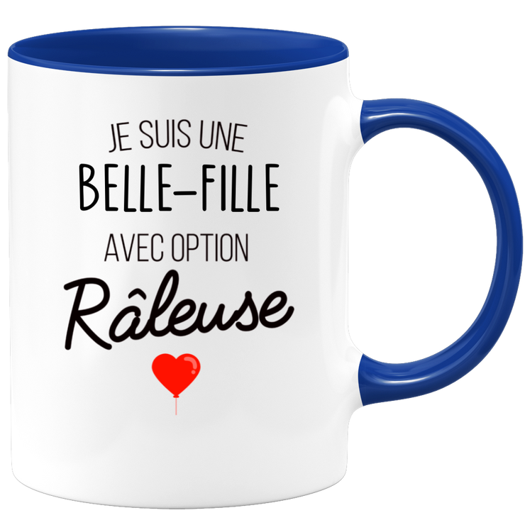 quotedazur - Mug Je Suis Une Belle-Fille Avec Option Râleuse - Cadeau Idéal Pour Belle-Fille - Cadeau Personnalisé Pour Femme - Cadeau Original Pour Anniversaire Ou Noël