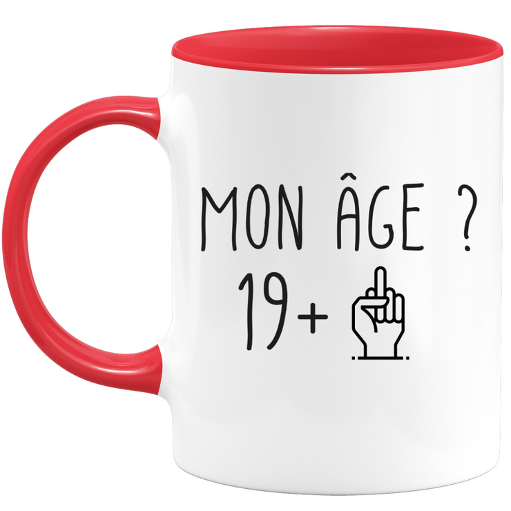 20th Birthday Mug - Humorous Gift for Men and Women
