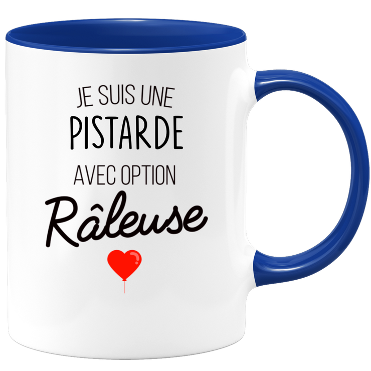 quotedazur - Mug Je Suis Une Pistarde Avec Option Râleuse - Cadeau Idéal Pour Pistarde - Cadeau Personnalisé Pour Femme - Cadeau Original Pour Anniversaire Ou Noël