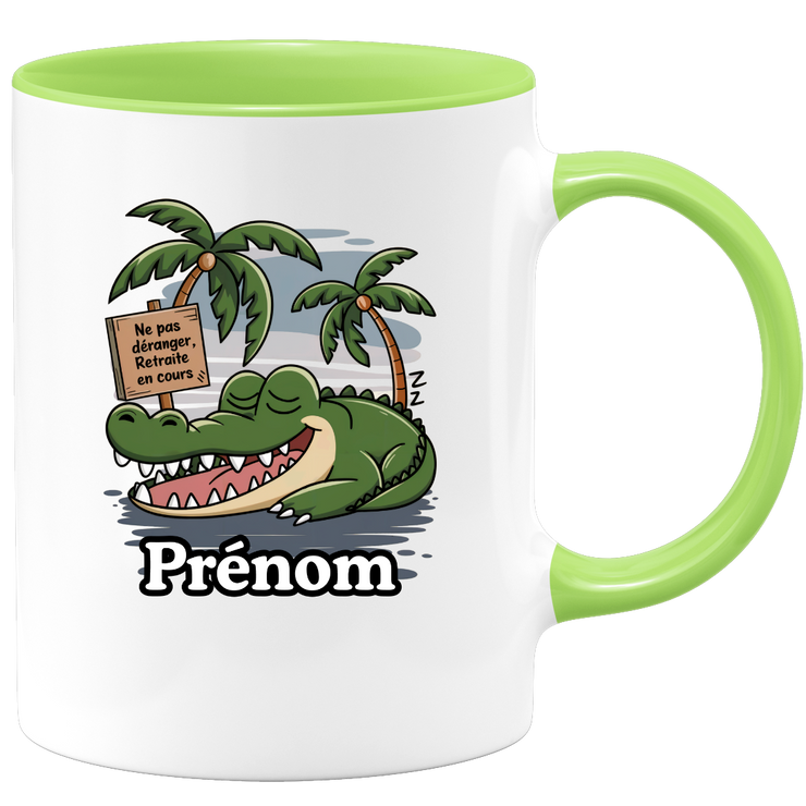 Mug Retraite en cours ne pas déranger - Personnalisable Ajoutez un Prénom