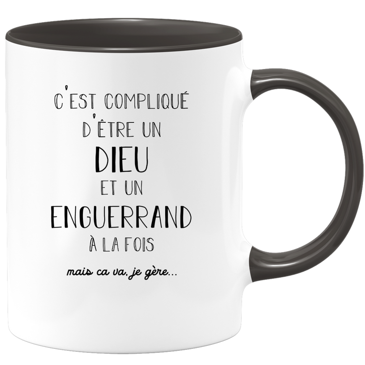 Enguerrand gift mug - Enguerrand god - Personalized first name gift Birthday Man Christmas departure colleague - Ceramic - White