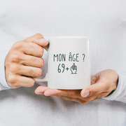 quotedazur - Mug Anniversaire 70 ans Doigt Honneur Rigolo Drôle - Tasse Fun Idée Cadeau Anniversaire 70 ans Homme Femme Humour Original