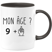 quotedazur - Mug Idée Cadeau 10 ans Homme Femme - Cadeau Anniversaire 10 Ans - Idée Cadeau Original, Humour, Drôle, Rigolo, Fun - Mug Tasse Café Thé Pas Cher