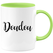 quotedazur - Mug Doudou Bisous - Idée Cadeau Couple Amour Femme ou Homme Pour La Saint Valentin, Anniversaire Ou Noël