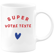 Mug personnalisable Super homme femme - Famille Job Sport Prénom