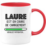quotedazur - Mug Laure Est En Cours De Chargement Veuillez Patienter - Cadeau Laure Prénom Femme Personnalisé - Cadeau Annniversaire Noël Adolescent Collègue