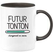 quotedazur - Mug Futur Tonton 2025 Chargement En Cours - Cadeau Futur Tonton - Surprise Annonce Grossesse Garçon/Fille Naissance Bébé