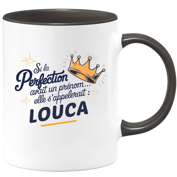 Mug Si la perfection avait un prénom… elle s’appellerait : Louca