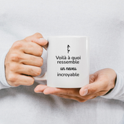 quotedazur - Mug Voilà à Quoi Ressemble Un Neveu Incroyable - Cadeau Neveu - Idée Cadeau Anniversaire Neveu - Idée Pour Une Attention Originale Neveu