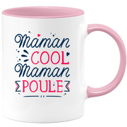 quotedazur - Hen Mum Mug - Original Mum Gift - Gift Idea For Mum Birthday - Gift For Young Or Future Mum Following A Birth
