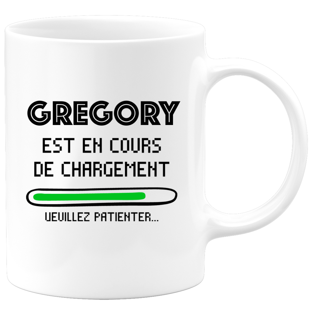 Personalized "Fabrice" Mug - Custom Name Ceramic Coffee Cup, Dishwasher Safe (Red)