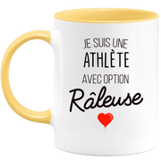 mug I'm an athlete with a groaning option