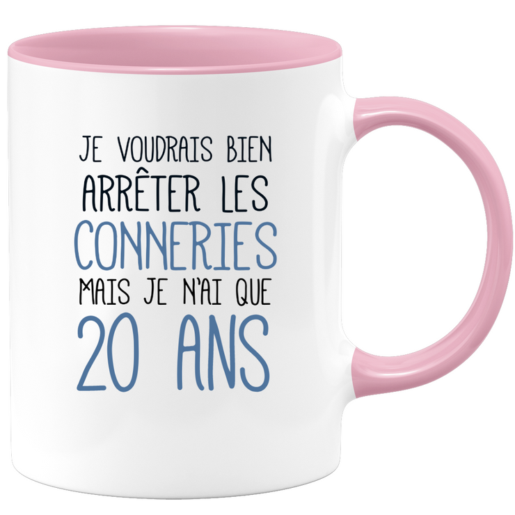 Funny funny 20th birthday mug - 20th birthday gift mug Man Woman Humor Original