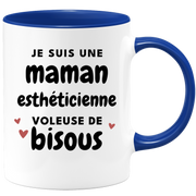 quotedazur - Mug I Am A Beautician Mom Thief Of Kisses - Original Mother's Day Gift - Gift Idea For Mom Birthday - Gift For Future Mom Birth