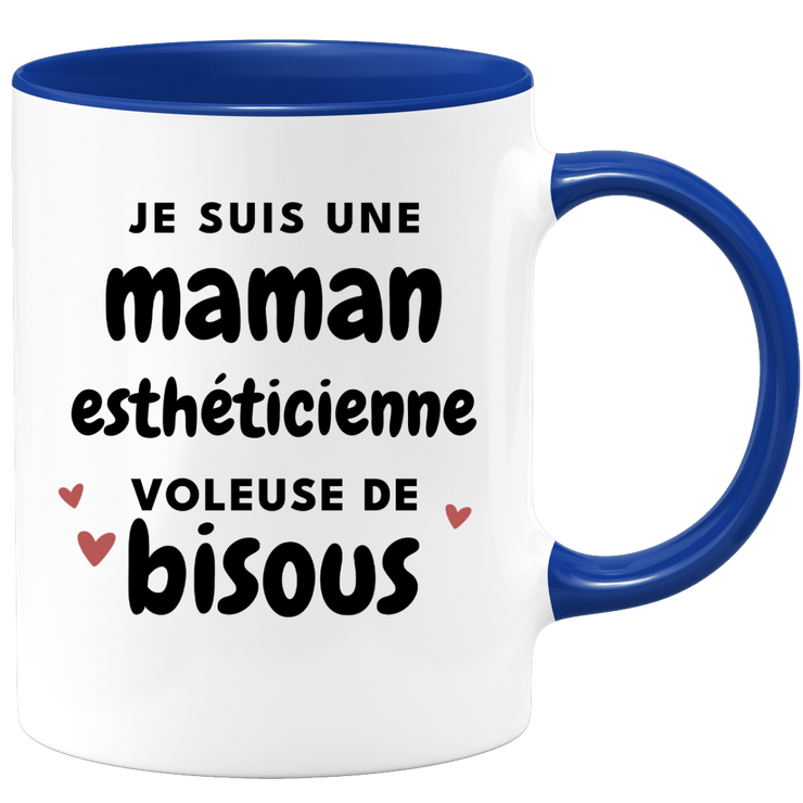 quotedazur - Mug I Am A Beautician Mom Thief Of Kisses - Original Mother's Day Gift - Gift Idea For Mom Birthday - Gift For Future Mom Birth