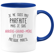 Mug I'm not perfect but I'm a great grandmother - Christmas gift