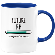 quotedazur - Mug Future Rh Chargement En Cours - Cadeau Humour Promotion Travail - Idée Cadeau Départ Collègue - Tasse Chef Rh - Idéal Pour Noël Au Bureau