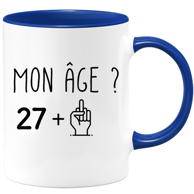 quotedazur - Mug Idée Cadeau 28 ans Homme Femme - Cadeau Anniversaire 28 Ans - Idée Cadeau Original, Humour, Drôle, Rigolo, Fun - Mug Tasse Café Thé Pas Cher