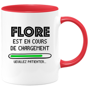 quotedazur - Mug Flore Est En Cours De Chargement Veuillez Patienter - Cadeau Flore Prénom Femme Personnalisé - Cadeau Annniversaire Noël Adolescent Collègue