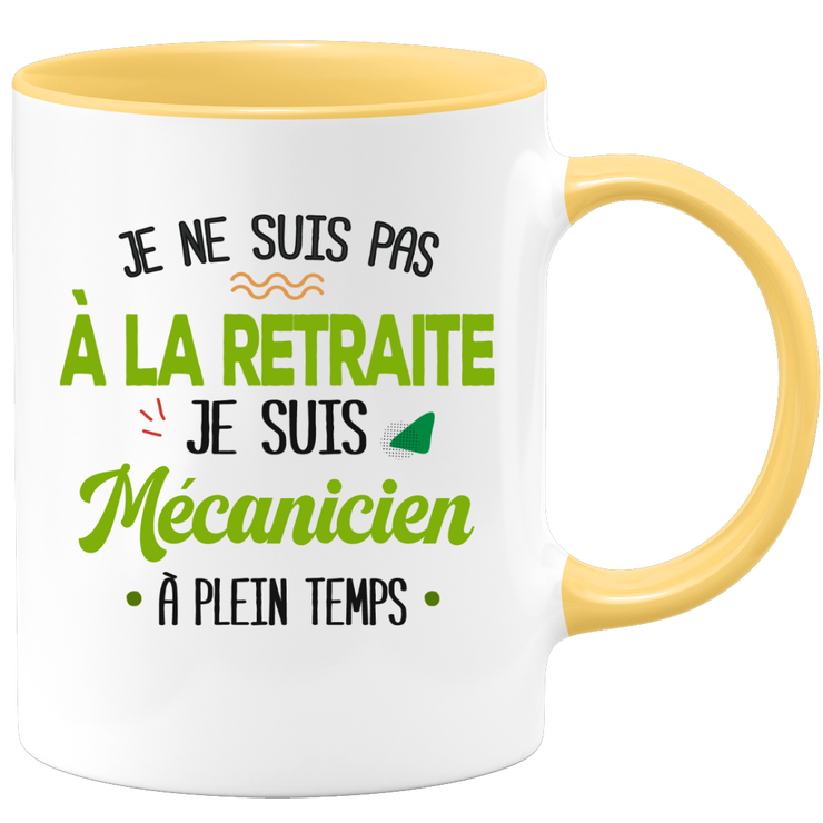 quotedazur - Mug Retraite Je Suis Mécanicien - Cadeau Humour Hobbies - Idée Cadeau Retraite Original Mécanique - Tasse Mécanicien - Départ Retraite Anniversaire Ou Noël