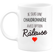 quotedazur - Mug Je Suis Une Chaudronnière Avec Option Râleuse - Cadeau Idéal Pour Chaudronnière - Cadeau Personnalisé Pour Femme - Cadeau Original Pour Anniversaire Ou Noël