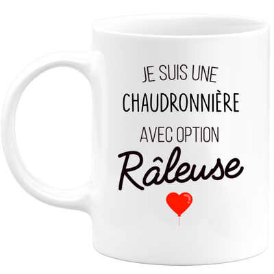 quotedazur - Mug Je Suis Une Chaudronnière Avec Option Râleuse - Cadeau Idéal Pour Chaudronnière - Cadeau Personnalisé Pour Femme - Cadeau Original Pour Anniversaire Ou Noël