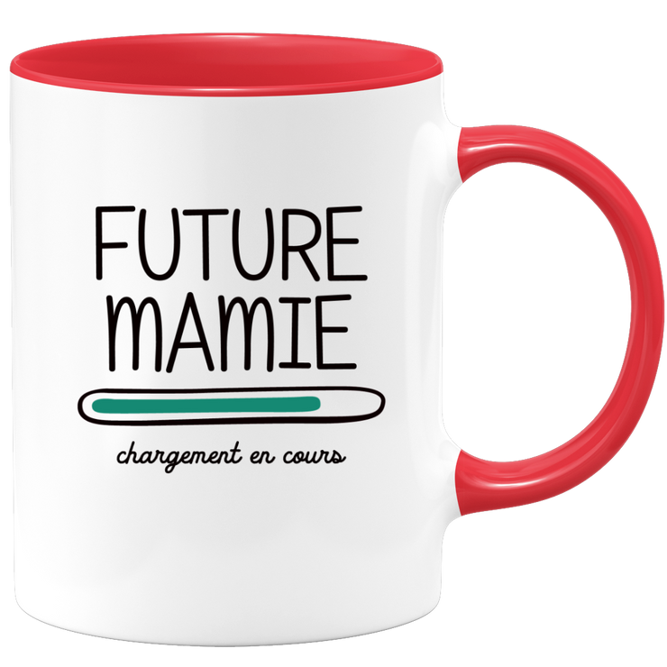 Mug cup birth announcement future grandmother 2022
