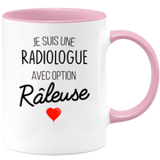 quotedazur - Mug Je Suis Une Radiologue Avec Option Râleuse - Cadeau Idéal Pour Radiologue - Cadeau Personnalisé Pour Femme - Cadeau Original Pour Anniversaire Ou Noël