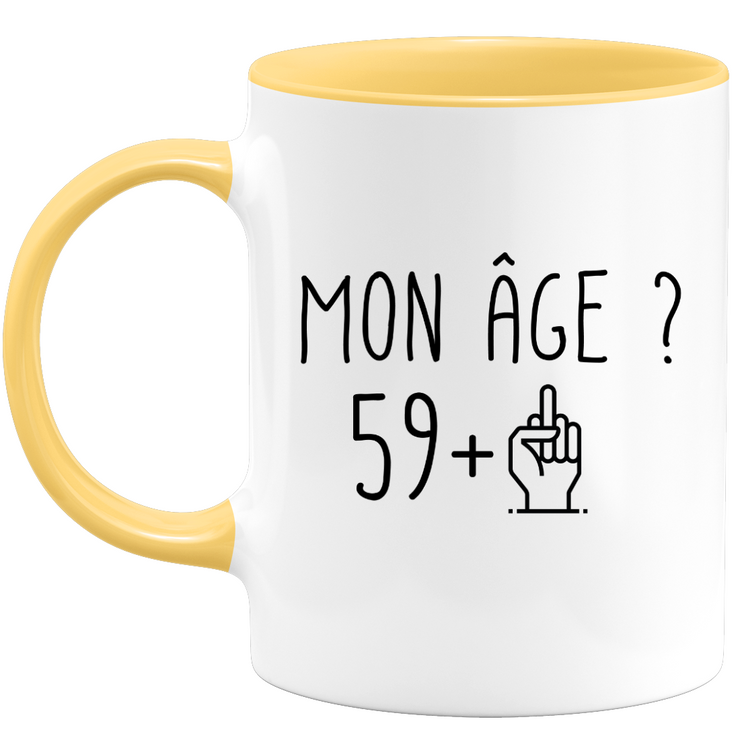 quotedazur 60th Birthday Gift Idea for Men and Women - 60th Birthday Gift Idea - Original Gift Idea, Humor, Funny, Funny, Fun - Mug Cup Coffee Tea
