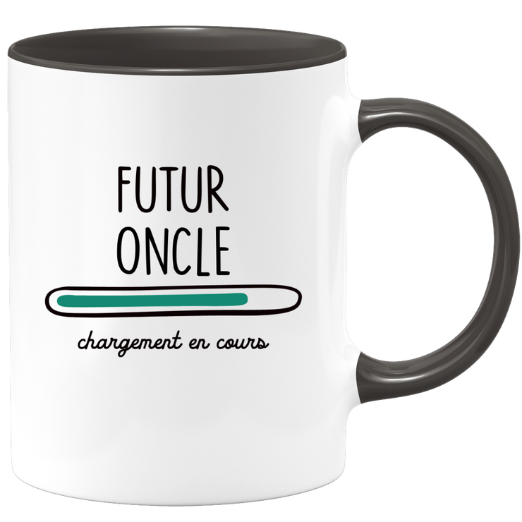quotedazur - Mug Futur Oncle, Idée Cadeau Familial, Annonce Naissance, Baby Shower, Noël