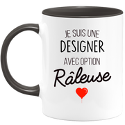 mug i'm a designer with rause option