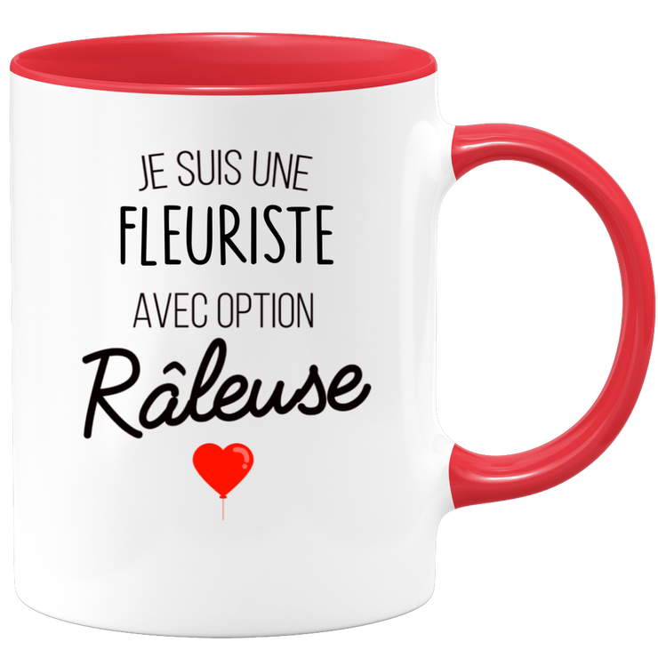 quotedazur - Mug Je Suis Une Fleuriste Avec Option Râleuse - Cadeau Idéal Pour Fleuriste - Cadeau Personnalisé Pour Femme - Cadeau Original Pour Anniversaire Ou Noël