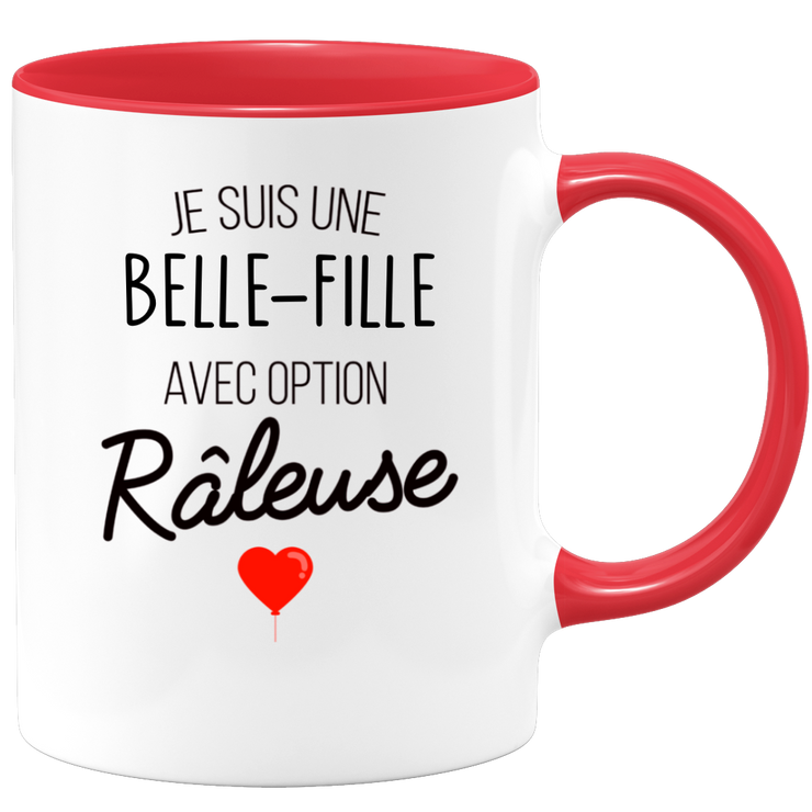 quotedazur - Mug Je Suis Une Belle-Fille Avec Option Râleuse - Cadeau Idéal Pour Belle-Fille - Cadeau Personnalisé Pour Femme - Cadeau Original Pour Anniversaire Ou Noël