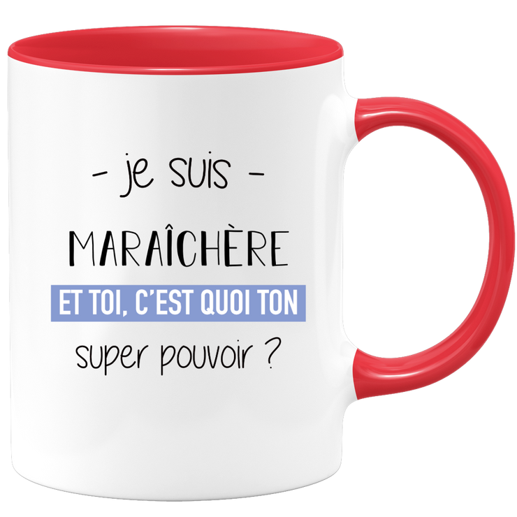Super power vegetable mug - funny humor vegetable woman gift ideal for birthday