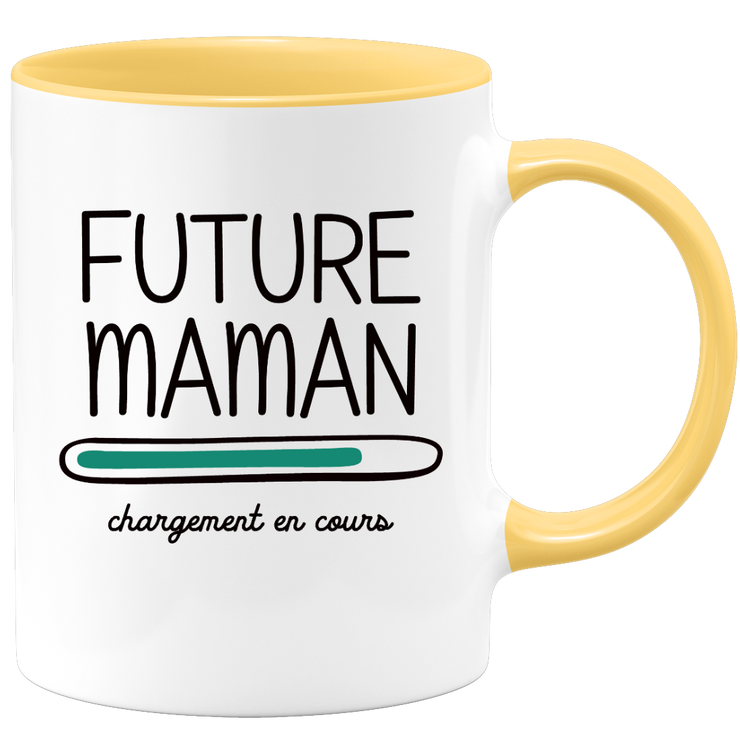 quotedazur - Mug Future Maman 2024 Chargement En Cours - Cadeau Future Mère - Surprise Annonce Grossesse Garçon/Fille Naissance Bébé Maman