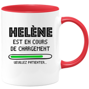 quotedazur - Mug Helène Est En Cours De Chargement Veuillez Patienter - Cadeau Helène Prénom Femme Personnalisé - Cadeau Annniversaire Noël Adolescent Collègue