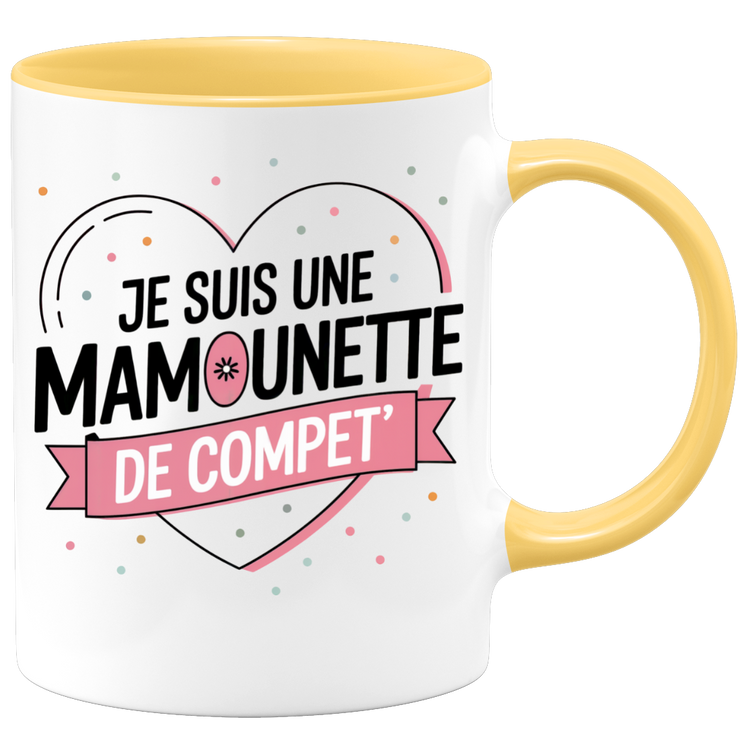 Mug je suis une mamounette de compet