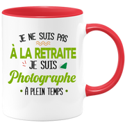 quotedazur - Mug Retraite Je Suis Photographe - Cadeau Humour Hobbies - Idée Cadeau Retraite Original Photographie - Tasse Photographe - Départ Retraite Anniversaire Ou Noël