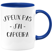 quotedazur - Mug Je Peux Pas J'ai Capoeira - Cadeau Humour Sport - Idée Cadeau Original - Tasse Capoeira - Idéal Pour Anniversaire Ou Noël